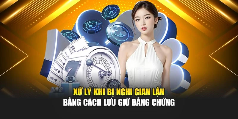 Xử lý khi bị nghi gian lận bằng cách lưu giữ bằng chứng